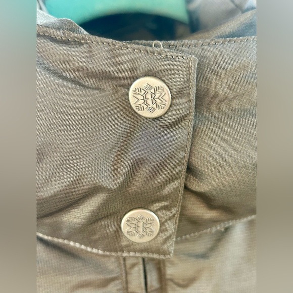 NWT EDDIE BAUER Sun Valley 650 Down Parka Jacket Fur Hood Taupe women’s Medium - Picture 9 of 15